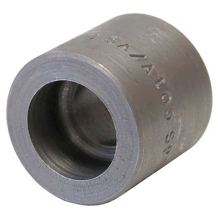 Insert Reducer Insert, 1" x 1/2" Pipe, Socket Weld, Black Forged Steel, Class 3000