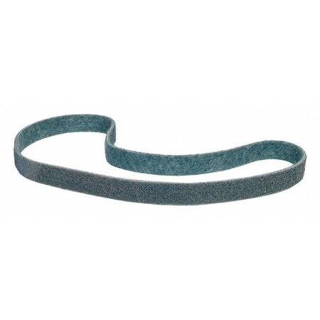 Surface-Conditioning Belt, 3 in W, 21 in L, Non-Woven, Aluminum Oxide, Not Applicable Grit, Blue