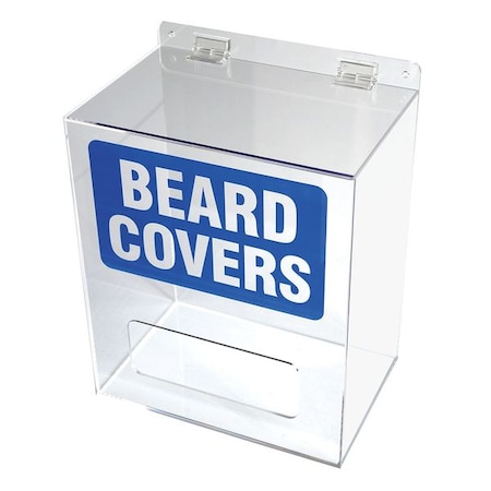 Beard Cover Dispenser,Acrylic,Clear