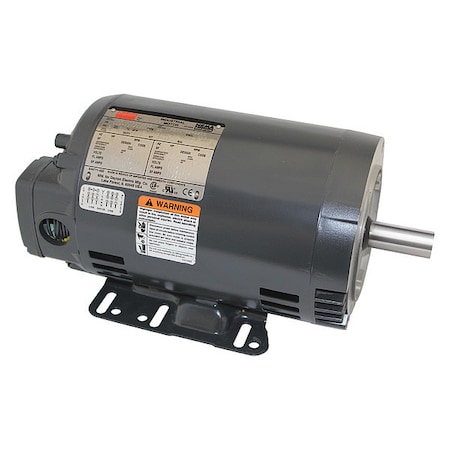Three-Phase General Purpose Motor, 1 1/2 HP, 143-5TC/56HCZ Frame, 230/460V AC Voltage