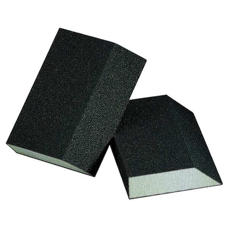 Angled Sndng Sponge, Med, 100/120, AO, PK24
