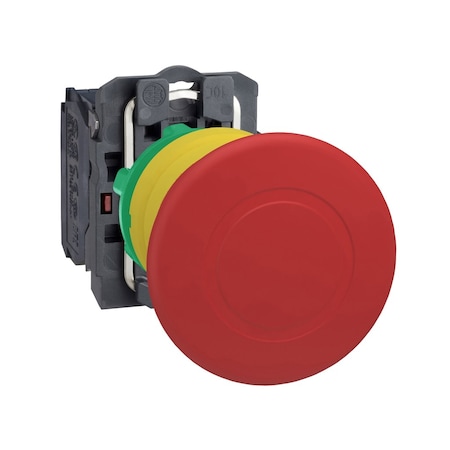 Emergency Stop Push Button, 22 mm, 1NC, Red