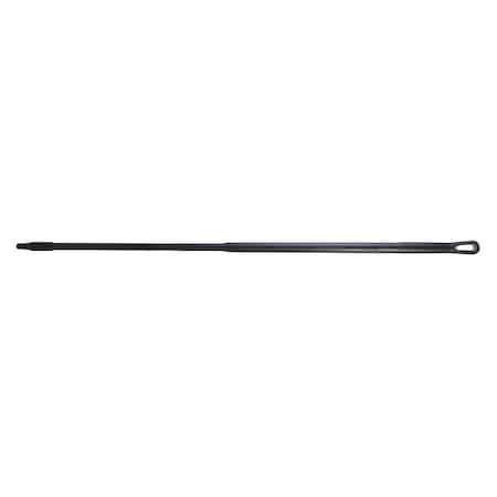 Color Coded Handle, Fibrglass, Black, 59 in