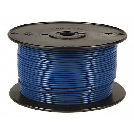 Primary Wire, GPT, 12 AWG, 1C C, Blue, PVC, Stranded, 60V, 100 ft.