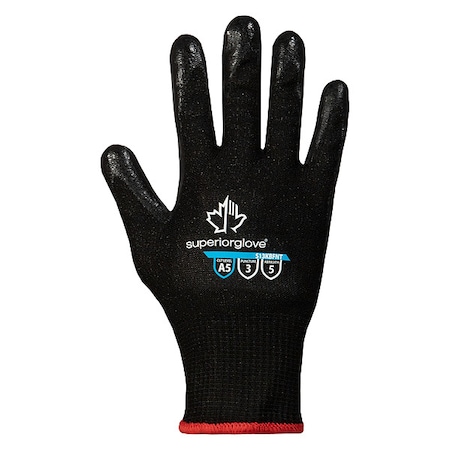 Cut-Resistant Gloves, Cut Level A3 ,Dipped ,Foam Nitrile ,Smooth ,XL 1 PR