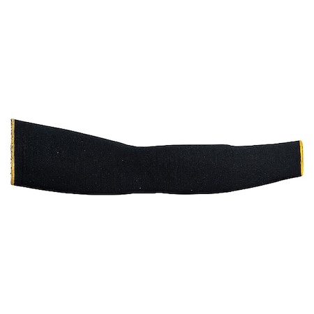 Cut-Resistant Sleeves: ANSI/ISEA Cut Level A4, Thumbhole, 22.5 in Length, Black, XS,PR