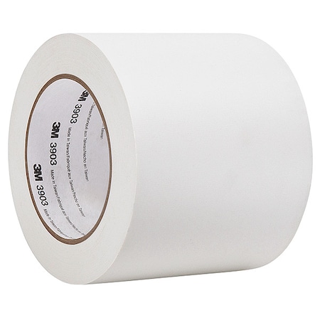 Duct Tape, White, 50 yd L, 1/2 in W