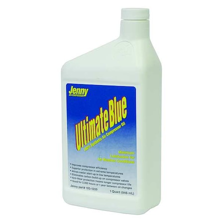 Compressor Oil,Synthetic Oil,1 qt.