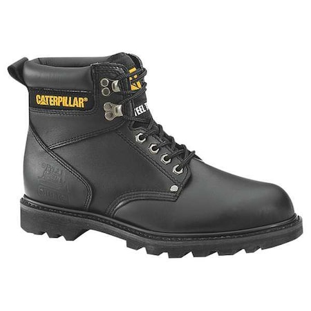 Men's 6-Inch Work Boot, 11 M, Steel Toe, 6 in H, Black, P89135