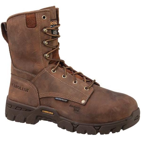 CA9582, Men's 8 in Composite Toe 8-Inch Work Boot, Brown, 12, 2E, CA9582