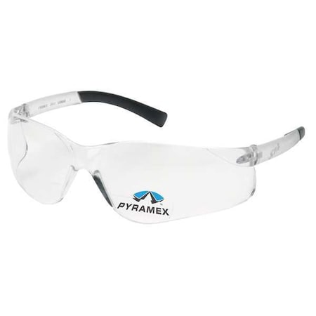 Ztek(R), Reader Safety Glasses, Anti-Scratch, Clear Lens, Frameless, Wraparound