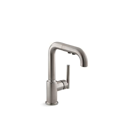 Purist Secondary Pullout, 1 Hole 3-5/8 in W, 9-7/8 in H, Deck Mounted