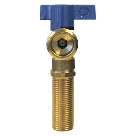 Washing Machine Valve,3/4 in,Copper,Blue