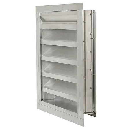 Louver Damper,Adjustable,18H x 24W