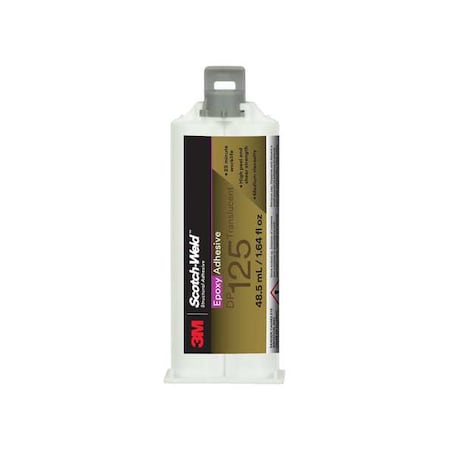 Adhesive Remover, DP125 Series, Clear, 4 oz, Bottle, 1:01 Mix Ratio, 150 min Functional Cure