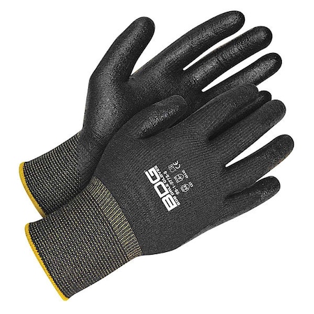Cut Resistant Coated Gloves, Cut Level A4 ,Dipped ,Foam Nitrile ,Sandy ,S 1 PR