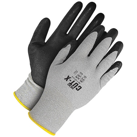 Cut Resistant Coated Gloves, Cut Level A4 ,Dipped ,Foam Nitrile ,Smooth ,XL 1 PR