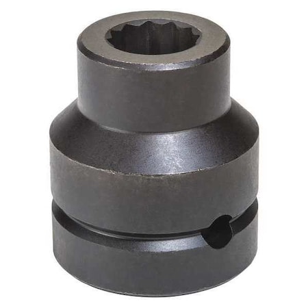 1" Dr, 1-1/8" Size, SAE, Impact Socket, 12 Pts