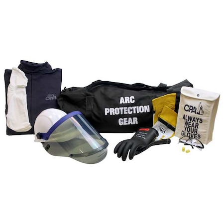Arc Flash Coverall Kit,Navy,M