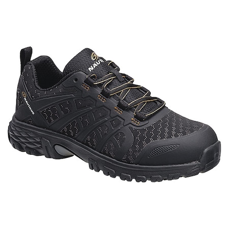 Women's Athletic Shoe, 8, Alloy Toe, Black, 1961