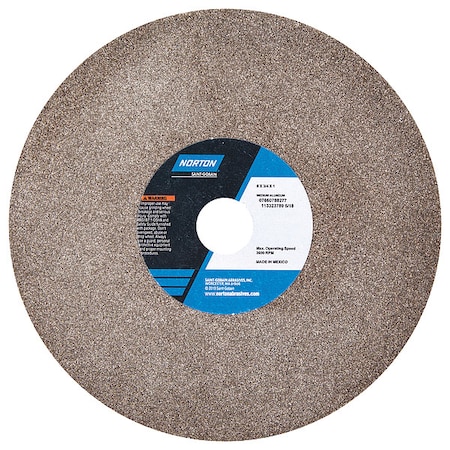 Grinding Wheel,8 in. Dia,AO,60/80G,Brown
