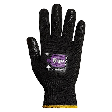 Cut Resistant Coated Gloves, Cut Level A6 ,Foam Nitrile ,6 1 PR