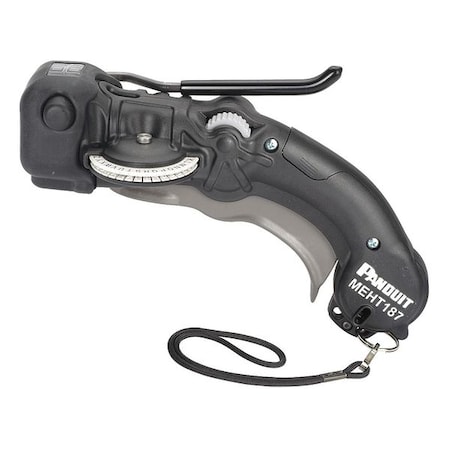 Embossing Label Maker, 0-9/A-Z, Black/Gray