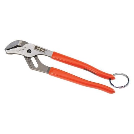 7 in Straight Jaw Tongue and Groove Plier, Serrated