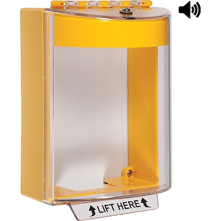 Universal Stopper Cover, Polycarbonate, Surface Mount, 5 1/2 in W x 8 1/8 in H x 4 in D