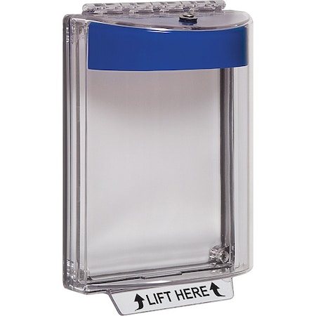 Universal Stopper Cover, Polycarbonate, Flush Mount, 5 1/2 in W x 8 1/8 in H x 2 5/8 in D