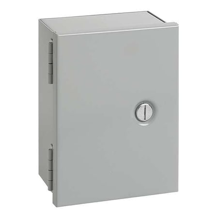 Flush Slotted Latch Electrical Enclosures, 12 in H, 8 in D, 12 in W, 1, Steel