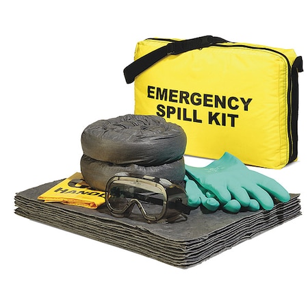 Spill Kit/Station,Bag,Universal,4.7 gal.