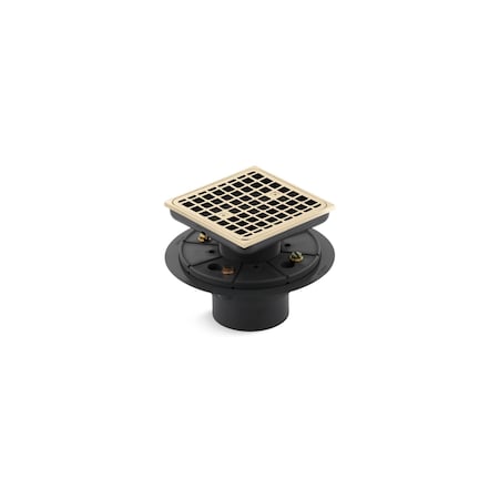 Square Design Tile-In Shower Drain