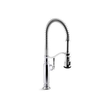 Tournant Semi-Professional Kitchen Si, Single Hole; Deck Mounted Mount, 1 Hole