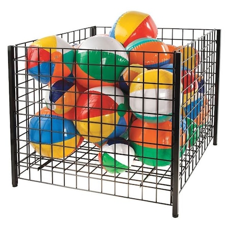 Square Dump Bin 36", Black