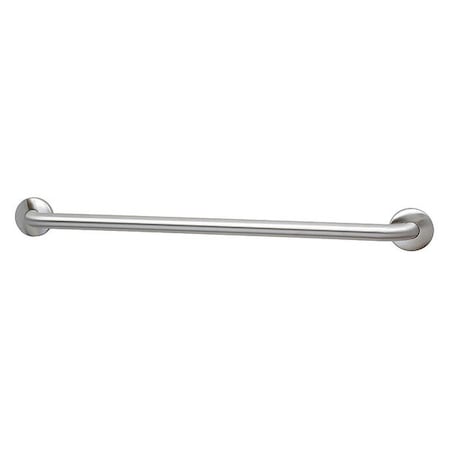 Concealed Wall Mount Grab Bar, 18" L, Stainless Steel, Safety Grip