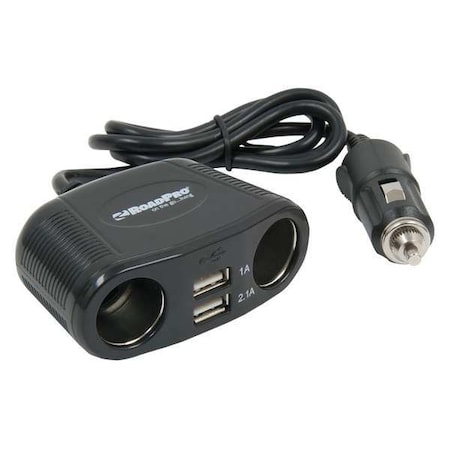 Power Adapter,4 Outlet,12V,10A