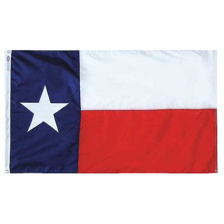 State Flag,Texas,6ftH x 10ftW,2-Ply Poly