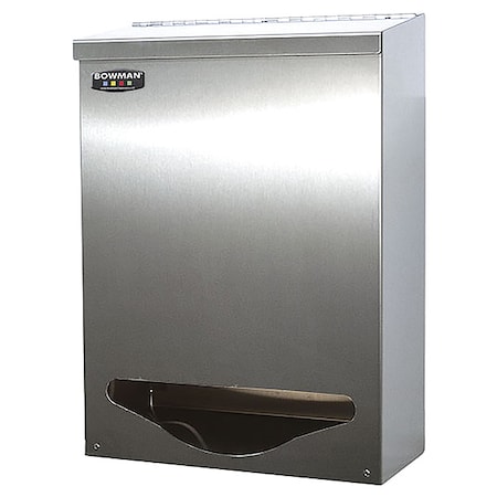 Bulk Dispenser, Silver, 17-5/64inH