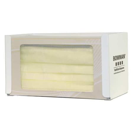 Face Mask Dispenser,4-1/4 in. H,Keyholes
