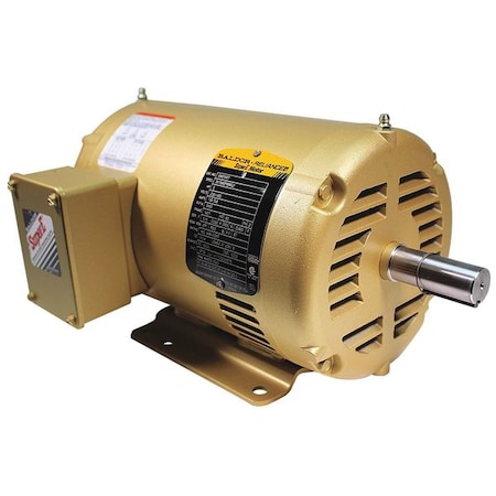 Three-Phase General Purpose Motor, 3 HP, 145T Frame, 230/460V AC Voltage, 3,450 Nameplate RPM