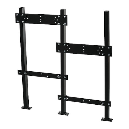 Accessory, In Wall Carrier Bi-Level, Finish: Black