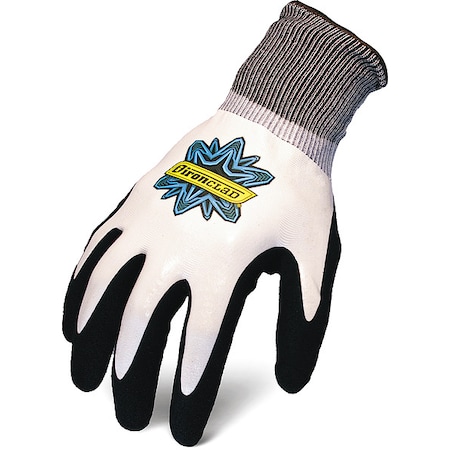 Knit Glove, Cut Level A2 ,Double Dipped ,Nitrile ,Sandy ,M 1 PR