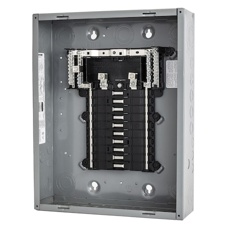 Load Center, QO, 12 Spaces, 125A, 120/240V AC, Main Lug, 1 Phase
