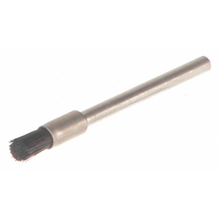 Miniature End Brush,Crimped Wire,3/16"