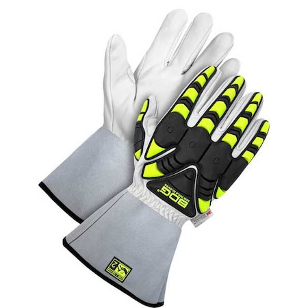 Goatskin Winter Lined 5" gauntlet w/ Backhand Protection, Size S