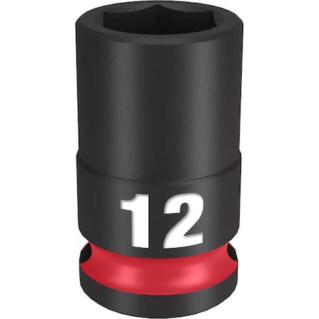 12mm SHOCKWAVE Impact Duty 3/8 in. Drive Standard 6 Point Impact Socket