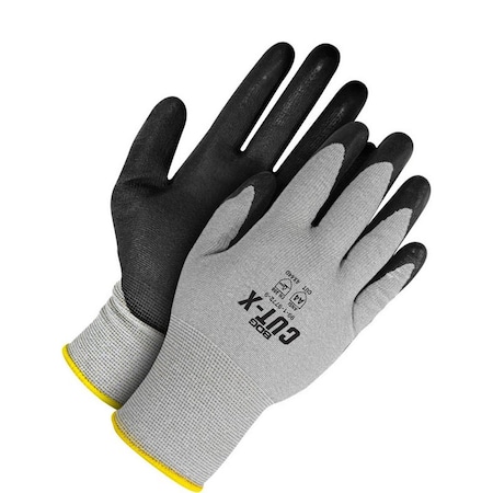 Cut Resistant Coated Gloves, Cut Level A4 ,Nitrile ,Smooth ,XS 1 PR