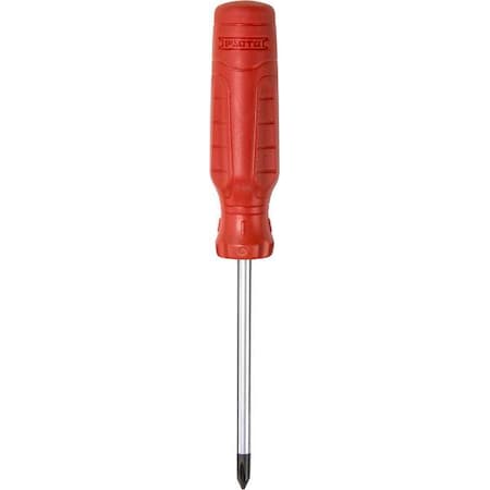 Screwdriver, Phillips, No 1, Red, Round