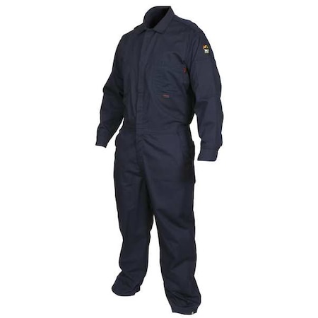 Coverall, 8.7 cal/sq cm ATPV, X4, MaxComfort(TM), Snap Closure, Zipper Closure